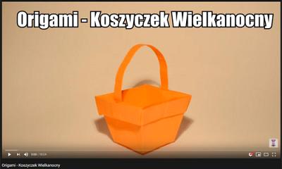 mt_ignore:origami - koszyczek